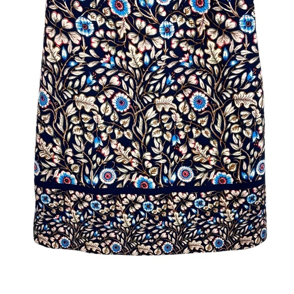 ANTHROPOLOGIE MAEVE BRINDLE FLORAL SLEEVELESS FITTED SHEATH DRESS - Picture 6 of 16